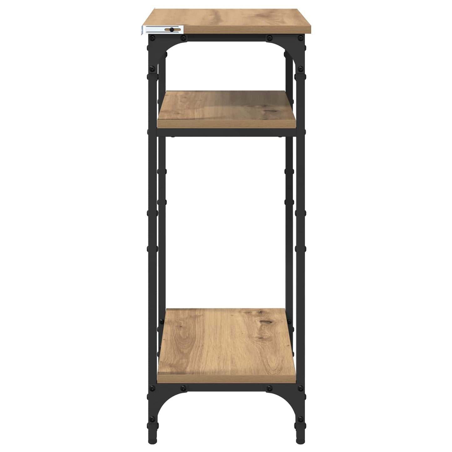 Bijzettafel Artisan Eiken 40 x 30 x 75 cm Bewerkt hout is nu te koop bij PeponiXL, paradijselijk wonen!