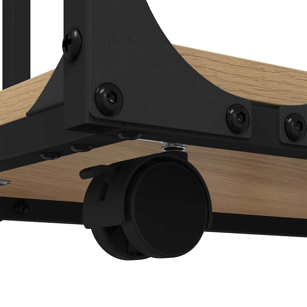 Bijzettafel Artisan Eiken 50 x 35 x 55.5 cm Bewerkt hout is nu te koop bij PeponiXL, paradijselijk wonen!