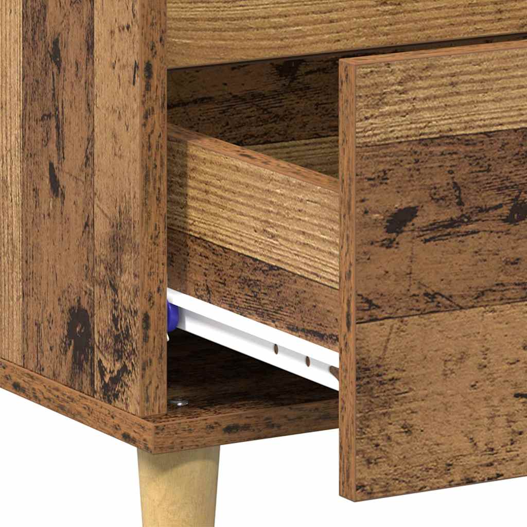 Salontafel met lade Oud Hout 90 x 50 x 35 cm Bewerkt hout is nu te koop bij PeponiXL, paradijselijk wonen!