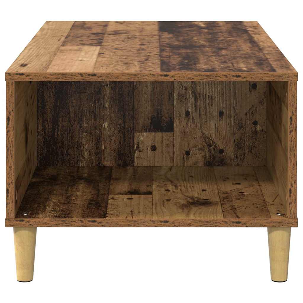 Salontafel met lade Oud Hout 90 x 50 x 35 cm Bewerkt hout is nu te koop bij PeponiXL, paradijselijk wonen!