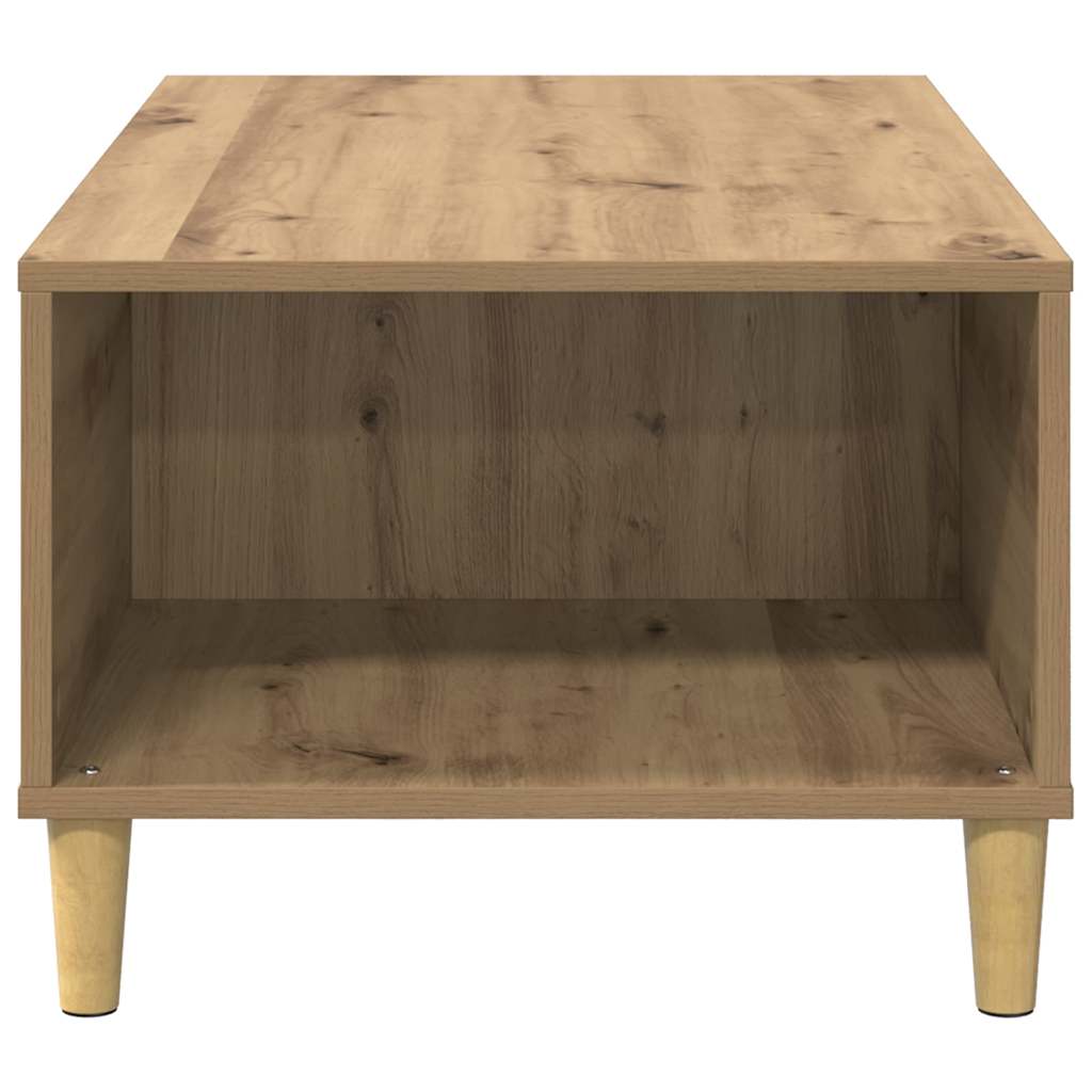 Salontafel met lade Artisan Eiken 90 x 50 x 35 cm Bewerkt hout is nu te koop bij PeponiXL, paradijselijk wonen!