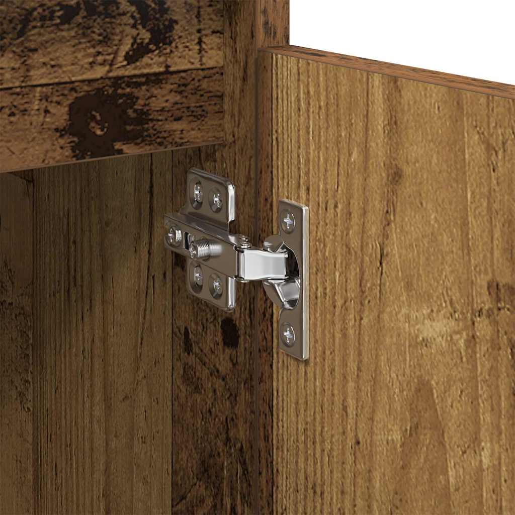 Dressoir met lade Oud Hout 60 x 35 x 70 cm Bewerkt hout is nu te koop bij PeponiXL, paradijselijk wonen!