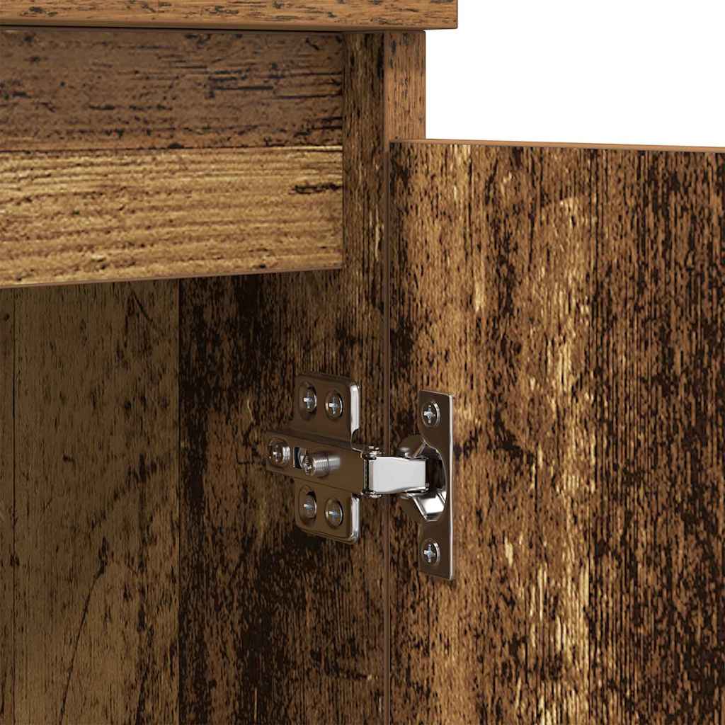 Dressoir Oud hout 35 x 60 x 70 cm Bewerkt hout is nu te koop bij PeponiXL, paradijselijk wonen!