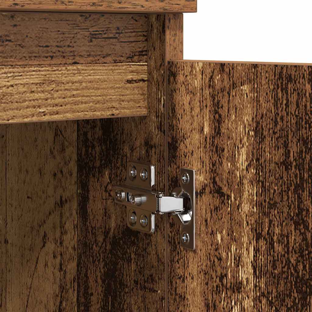 Dressoir Oud Hout 60 x 35 x 70 cm Gemonteerd hout en ijzer is nu te koop bij PeponiXL, paradijselijk wonen!