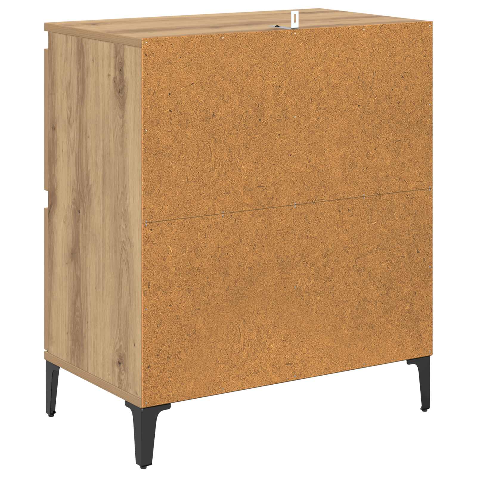 Dressoir Artisan Eiken 60 x 35 x 70 cm Gemonteerd hout en ijzer is nu te koop bij PeponiXL, paradijselijk wonen!