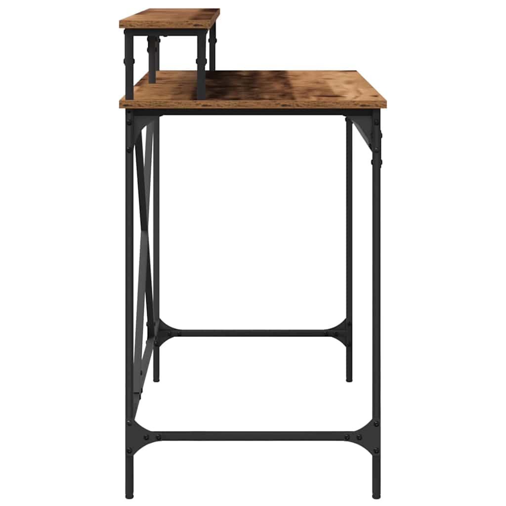 Bureau Oud Hout 100 x 50 x 90 cm Bewerkt hout is nu te koop bij PeponiXL, paradijselijk wonen!