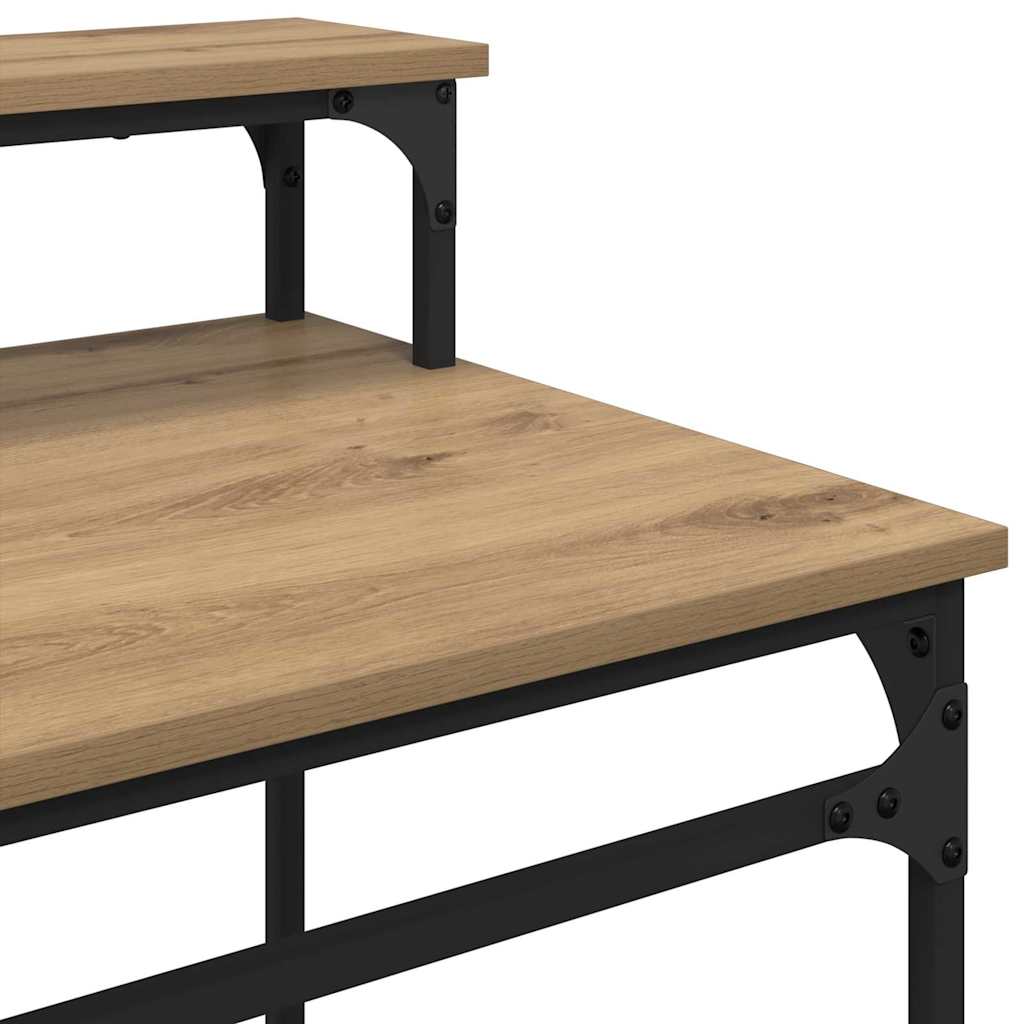 Bureau Artisan Eiken 100 x 50 x 90 cm Bewerkt hout is nu te koop bij PeponiXL, paradijselijk wonen!