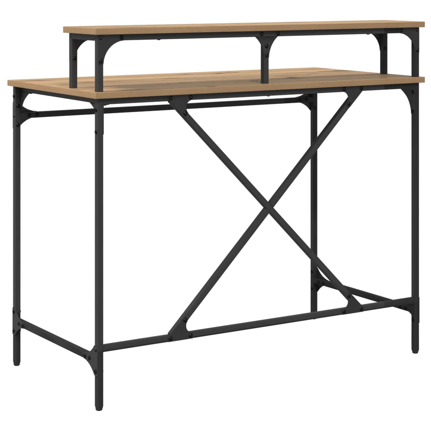 Bureau Artisan Eiken Bewerkt hout 100 x 50 x 90 cm