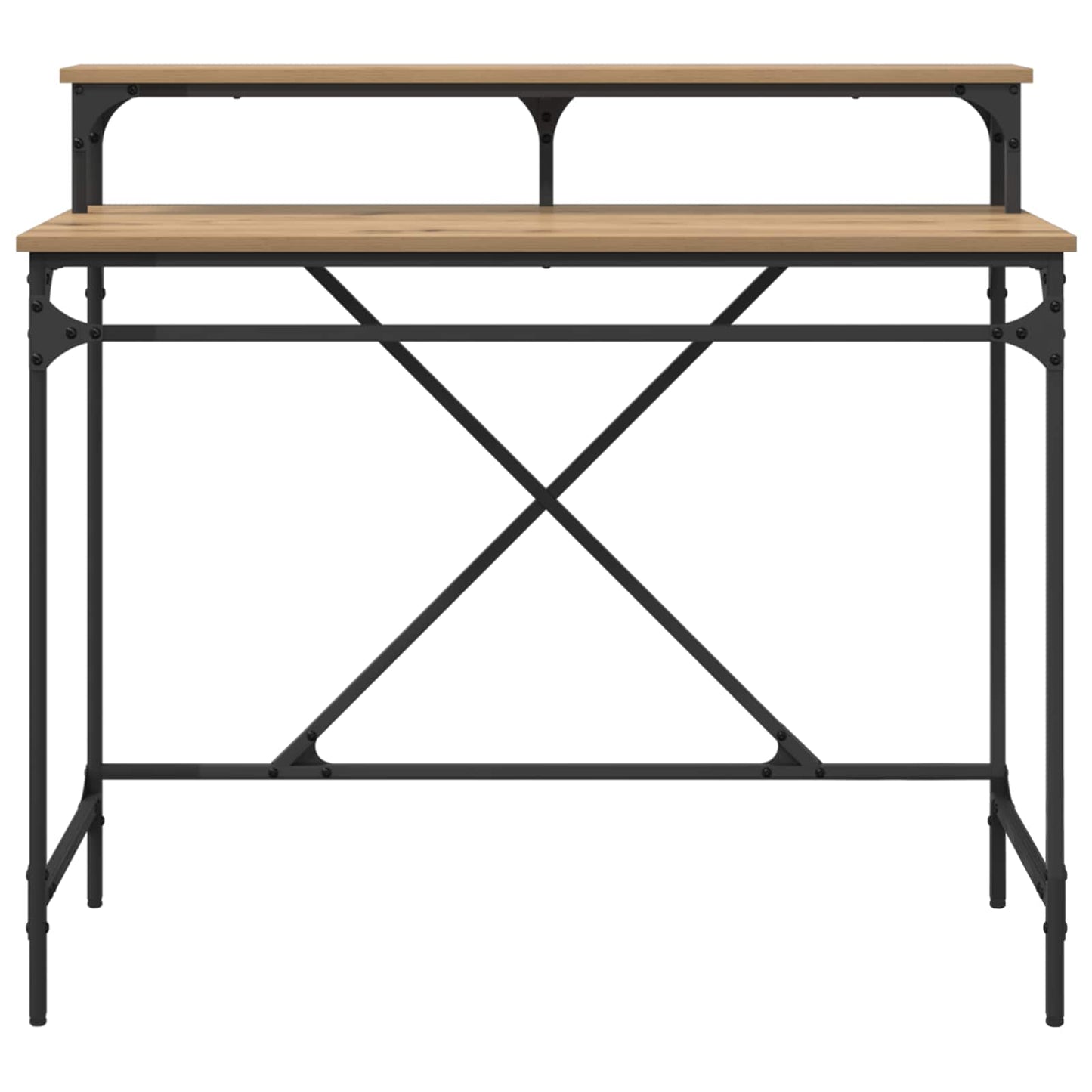 Bureau Artisan Eiken Bewerkt hout 100 x 50 x 90 cm