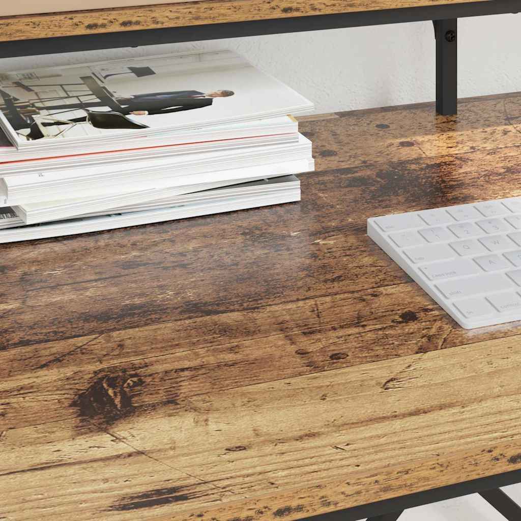 Bureau Oud Hout 80 x 50 x 90 cm Bewerkt hout is nu te koop bij PeponiXL, paradijselijk wonen!