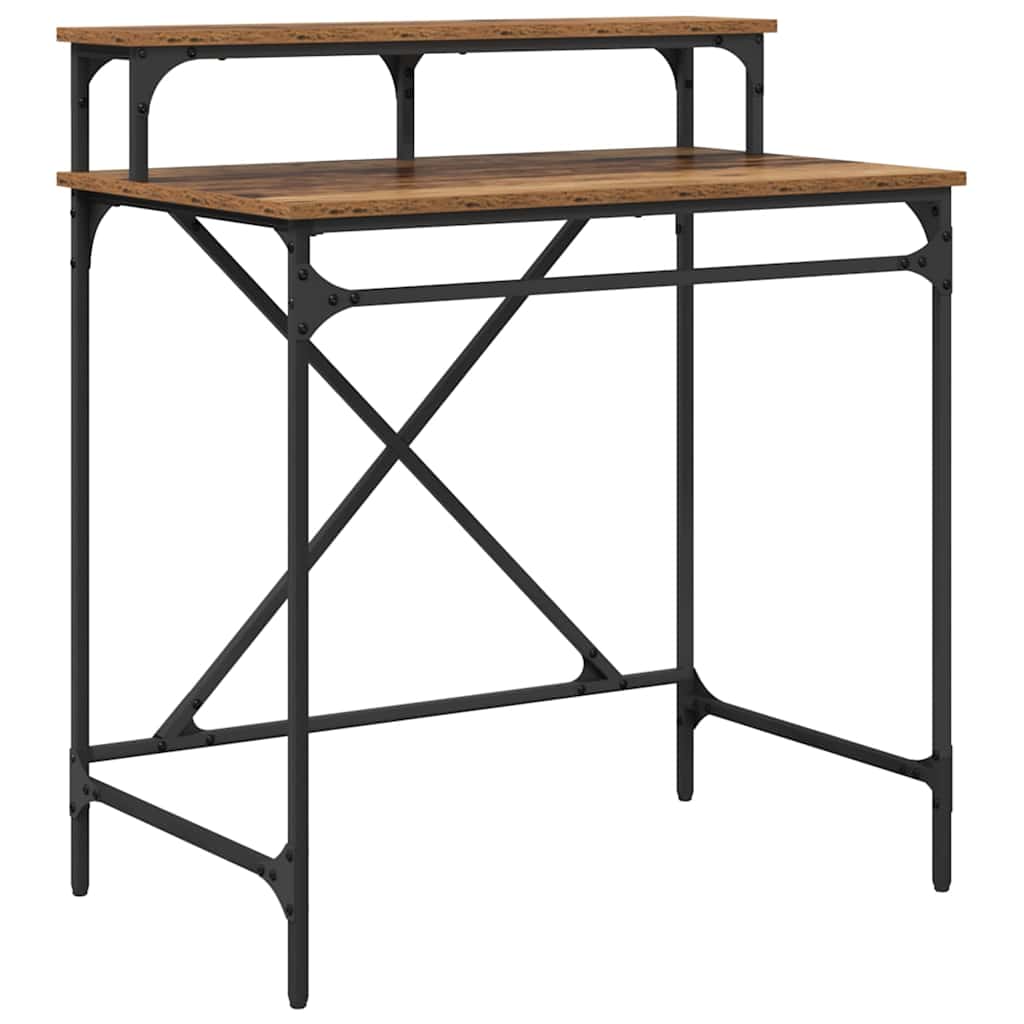 Bureau Oud Hout 80 x 50 x 90 cm Bewerkt hout is nu te koop bij PeponiXL, paradijselijk wonen!