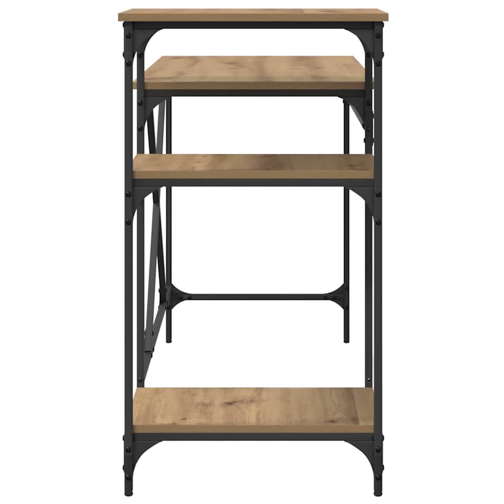 Bureau Artisan Eiken 135 x 50 x 90 cm Bewerkt hout is nu te koop bij PeponiXL, paradijselijk wonen!