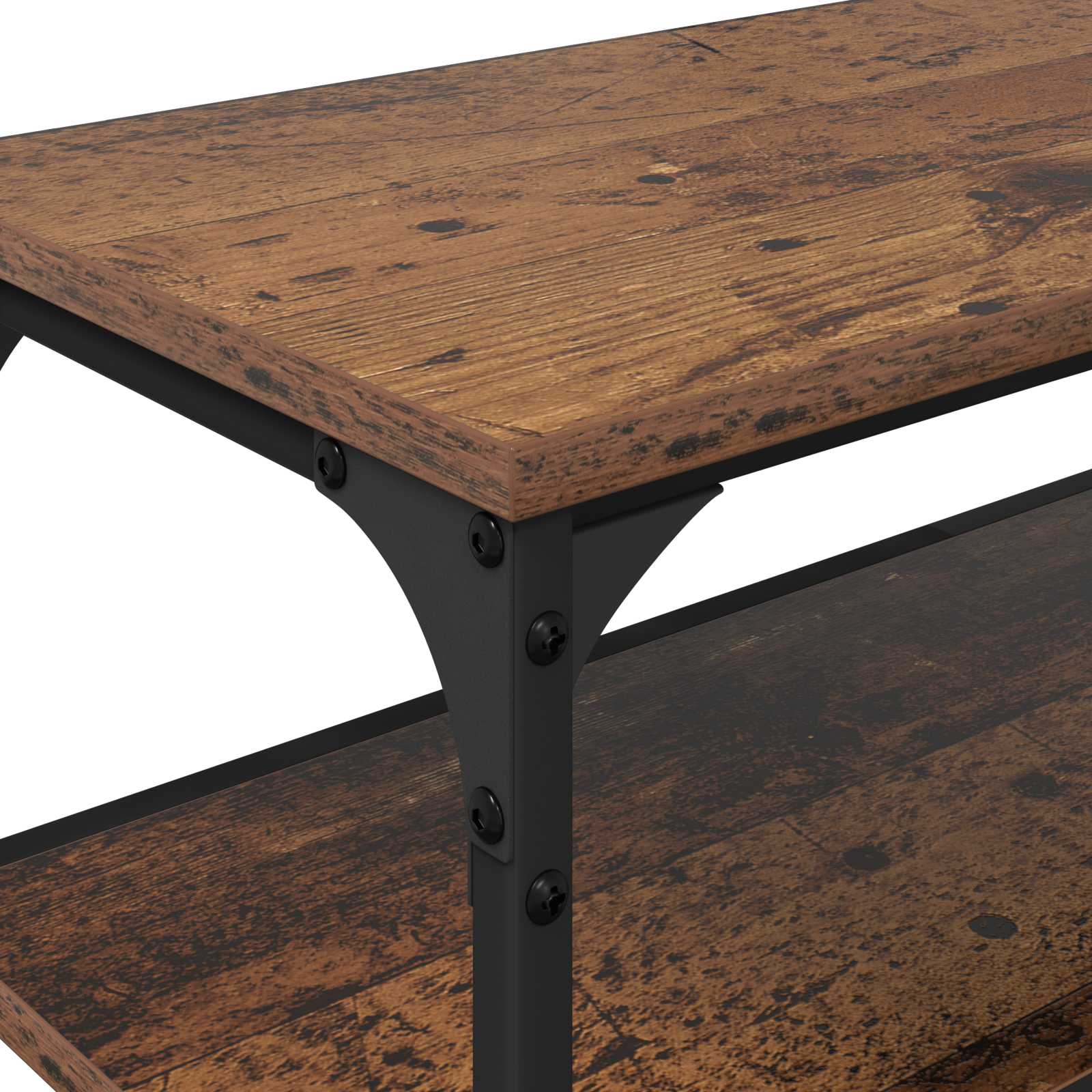 TV-kast Oud Hout 160 x 30 x 50 cm Gemonteerd hout en ijzer is nu te koop bij PeponiXL, paradijselijk wonen!