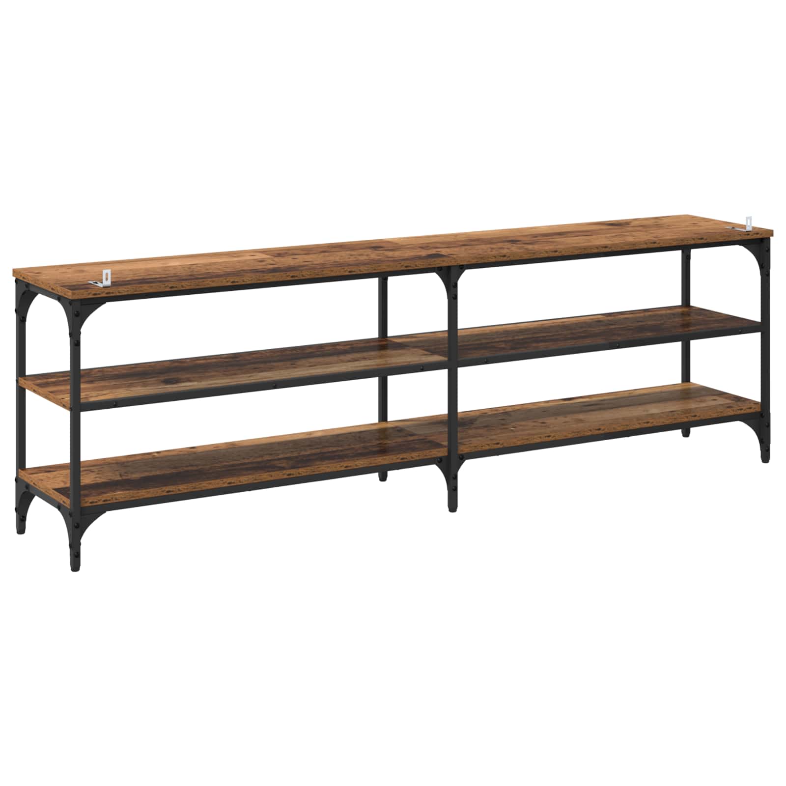 TV-kast Oud Hout 160 x 30 x 50 cm Gemonteerd hout en ijzer is nu te koop bij PeponiXL, paradijselijk wonen!