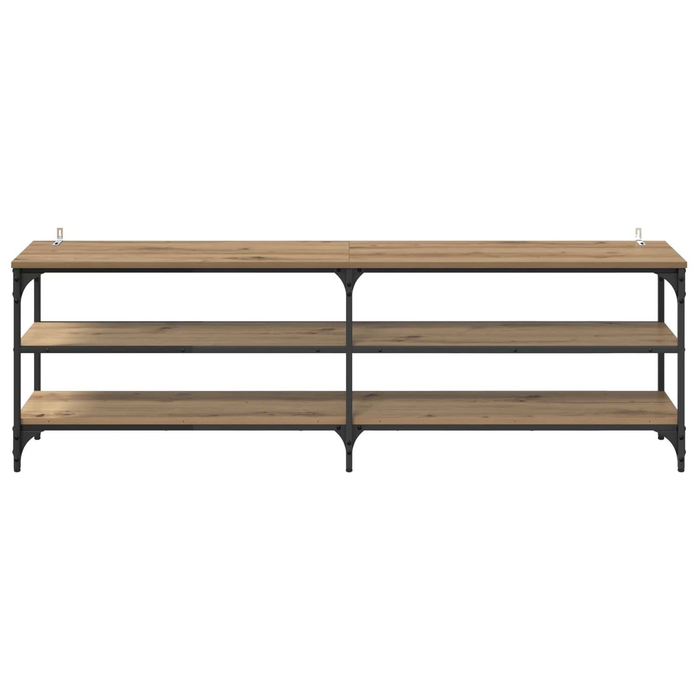 TV-kast 160 x 30 x 50 cm Artisan Eiken Gemonteerd hout en ijzer is nu te koop bij PeponiXL, paradijselijk wonen!