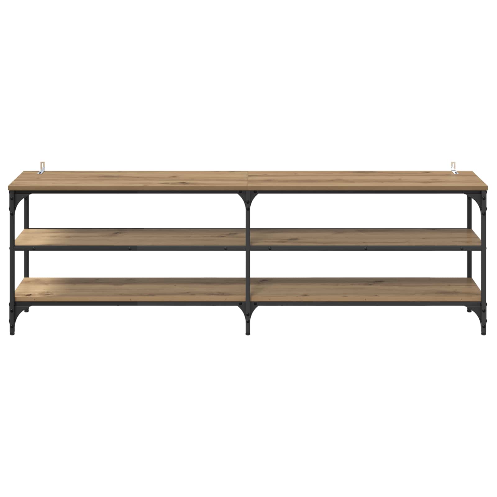 TV-kast 160 x 30 x 50 cm Artisan Eiken Gemonteerd hout en ijzer is nu te koop bij PeponiXL, paradijselijk wonen!
