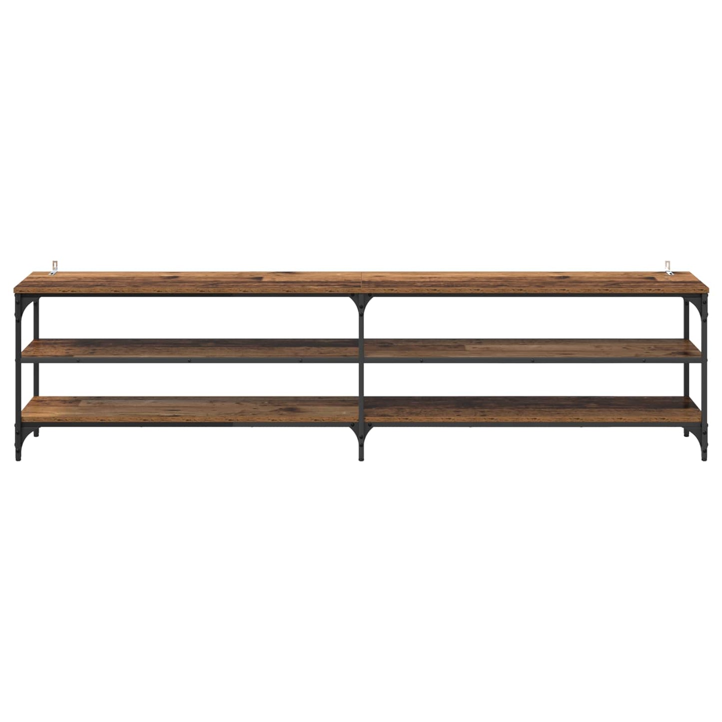 TV-kast Oud Hout 200 x 30 x 50 cm Gemonteerd hout en ijzer is nu te koop bij PeponiXL, paradijselijk wonen!