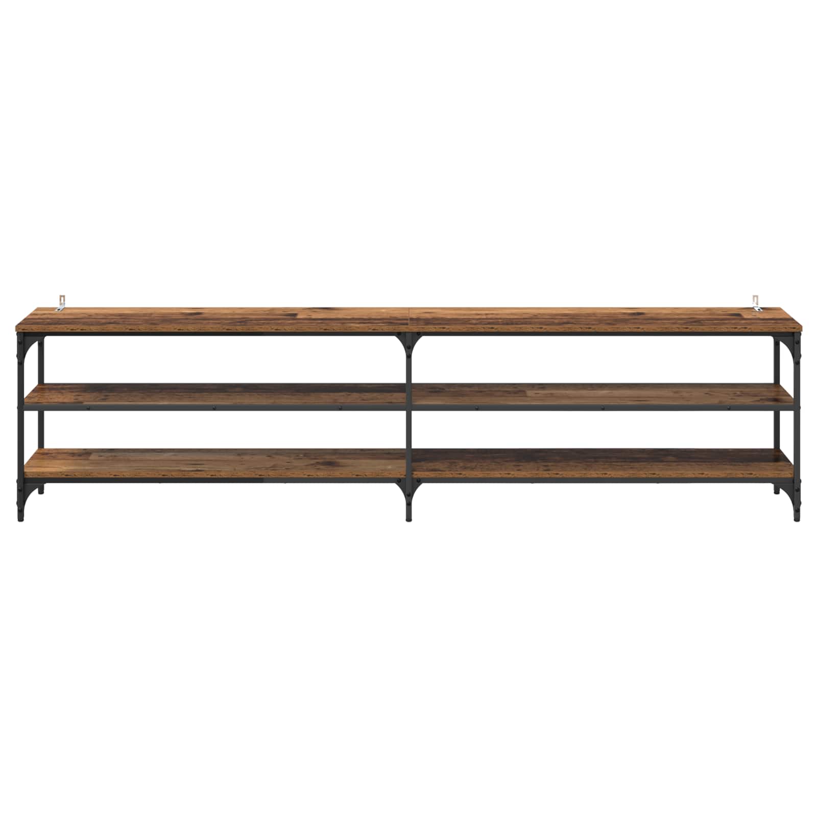 TV-kast Oud Hout 200 x 30 x 50 cm Gemonteerd hout en ijzer is nu te koop bij PeponiXL, paradijselijk wonen!