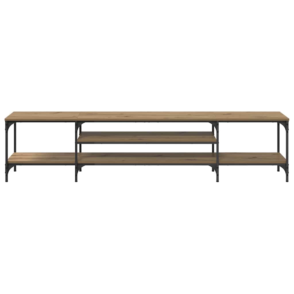 TV-kast Artisan Eiken 201 x 35 x 45 cm Gemonteerd hout en ijzer is nu te koop bij PeponiXL, paradijselijk wonen!