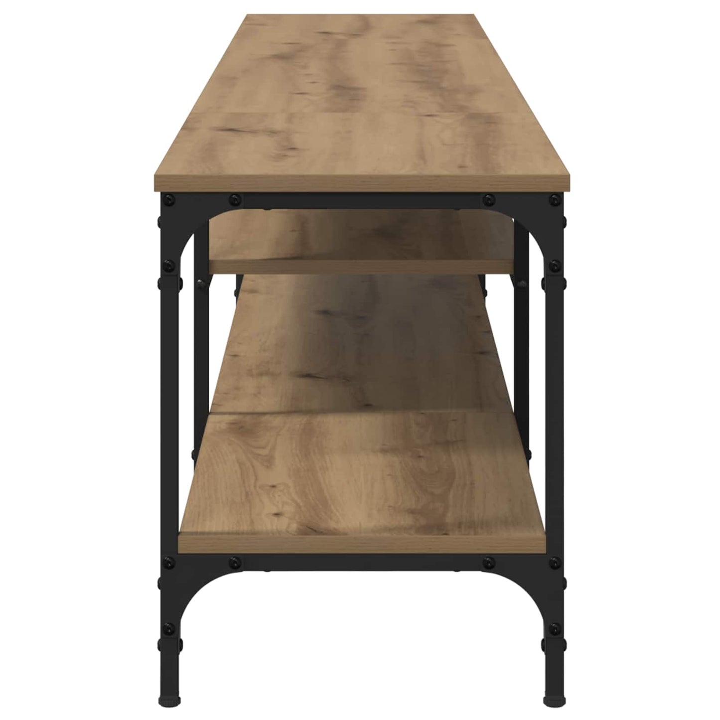 TV-kast 201 x 35 x 45 cm Artisan Eiken Gemonteerd hout en ijzer is nu te koop bij PeponiXL, paradijselijk wonen!