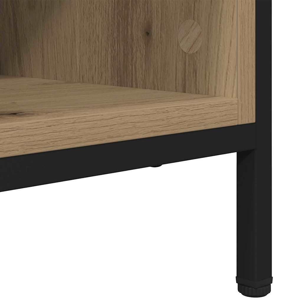 Schoenenkast met plank Artisan Eiken 131 x 35 x 50 cm is nu te koop bij PeponiXL, paradijselijk wonen!