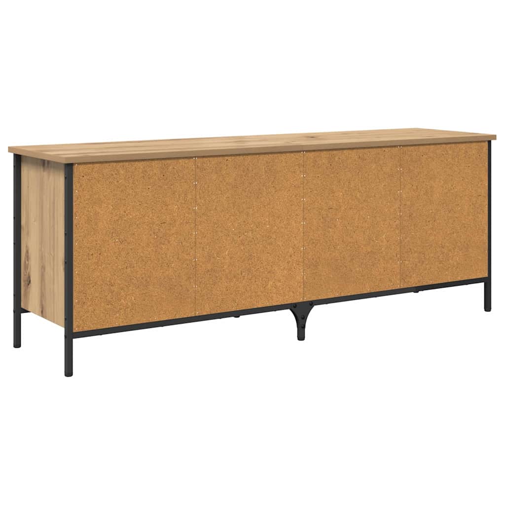 Schoenenkast met plank Artisan Eiken 131 x 35 x 50 cm is nu te koop bij PeponiXL, paradijselijk wonen!