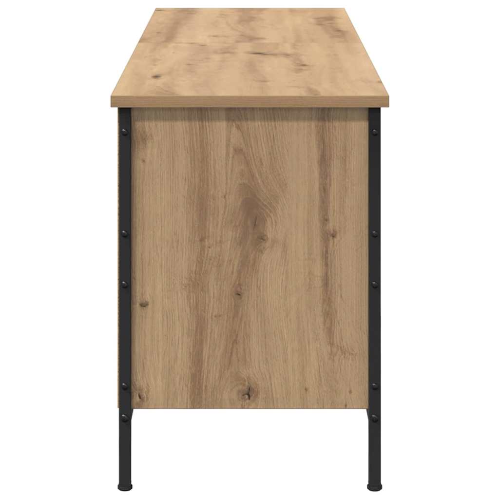 Schoenenkast met plank Artisan Eiken 131 x 35 x 50 cm is nu te koop bij PeponiXL, paradijselijk wonen!