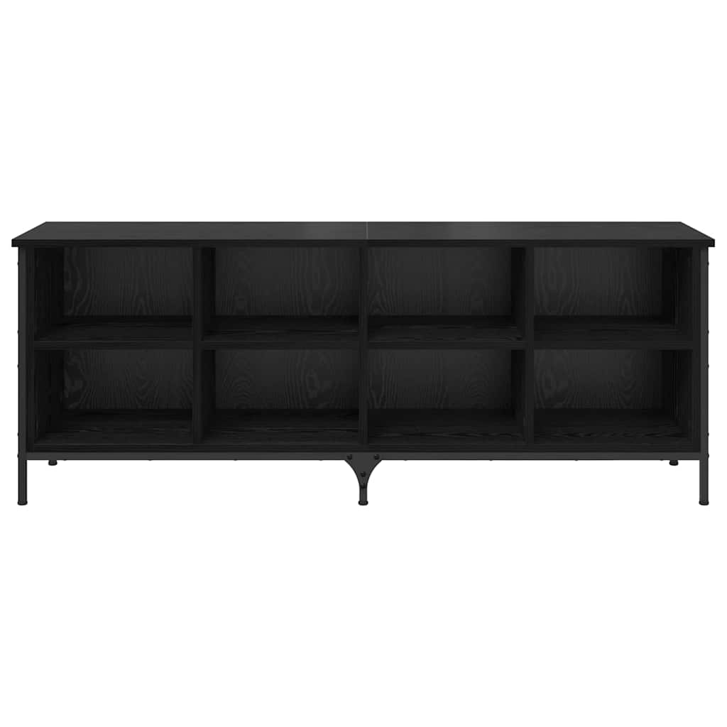 Schoenenkast met plank met opslag Zwart Eiken 131 x 35 x 50 cm is nu te koop bij PeponiXL, paradijselijk wonen!