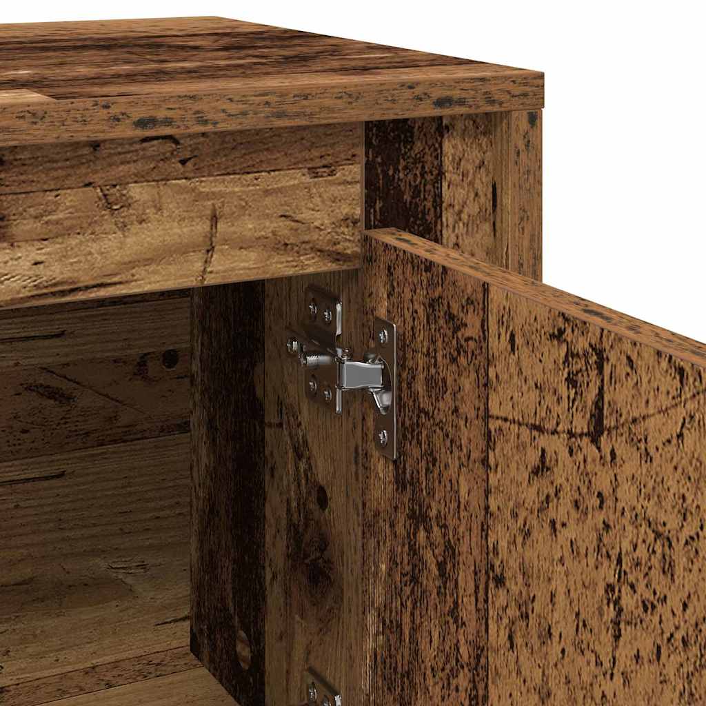 TV-kast Oud Hout 102 x 35 x 45 cm Bewerkt hout is nu te koop bij PeponiXL, paradijselijk wonen!