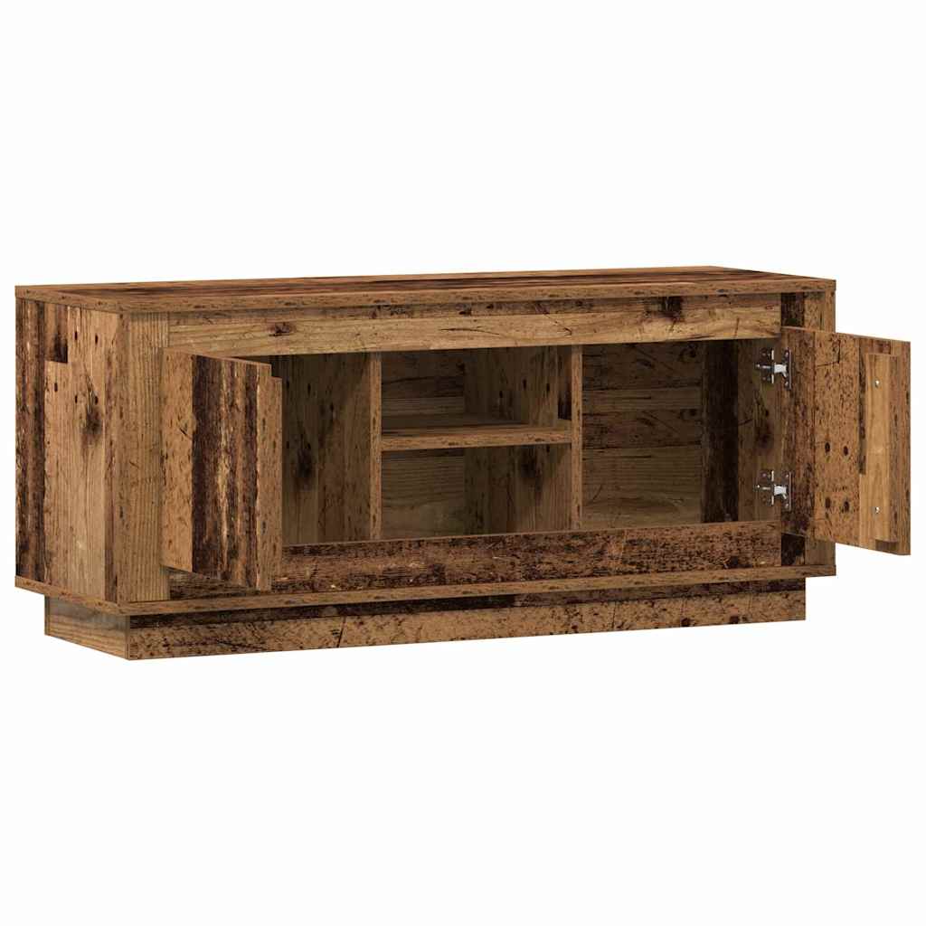 TV-kast Oud Hout 102 x 35 x 45 cm Bewerkt hout is nu te koop bij PeponiXL, paradijselijk wonen!