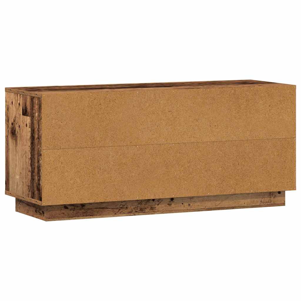 TV-kast Oud Hout 102 x 35 x 45 cm Bewerkt hout is nu te koop bij PeponiXL, paradijselijk wonen!