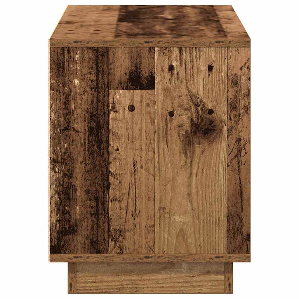 TV-kast Oud Hout 102 x 35 x 45 cm Bewerkt hout is nu te koop bij PeponiXL, paradijselijk wonen!
