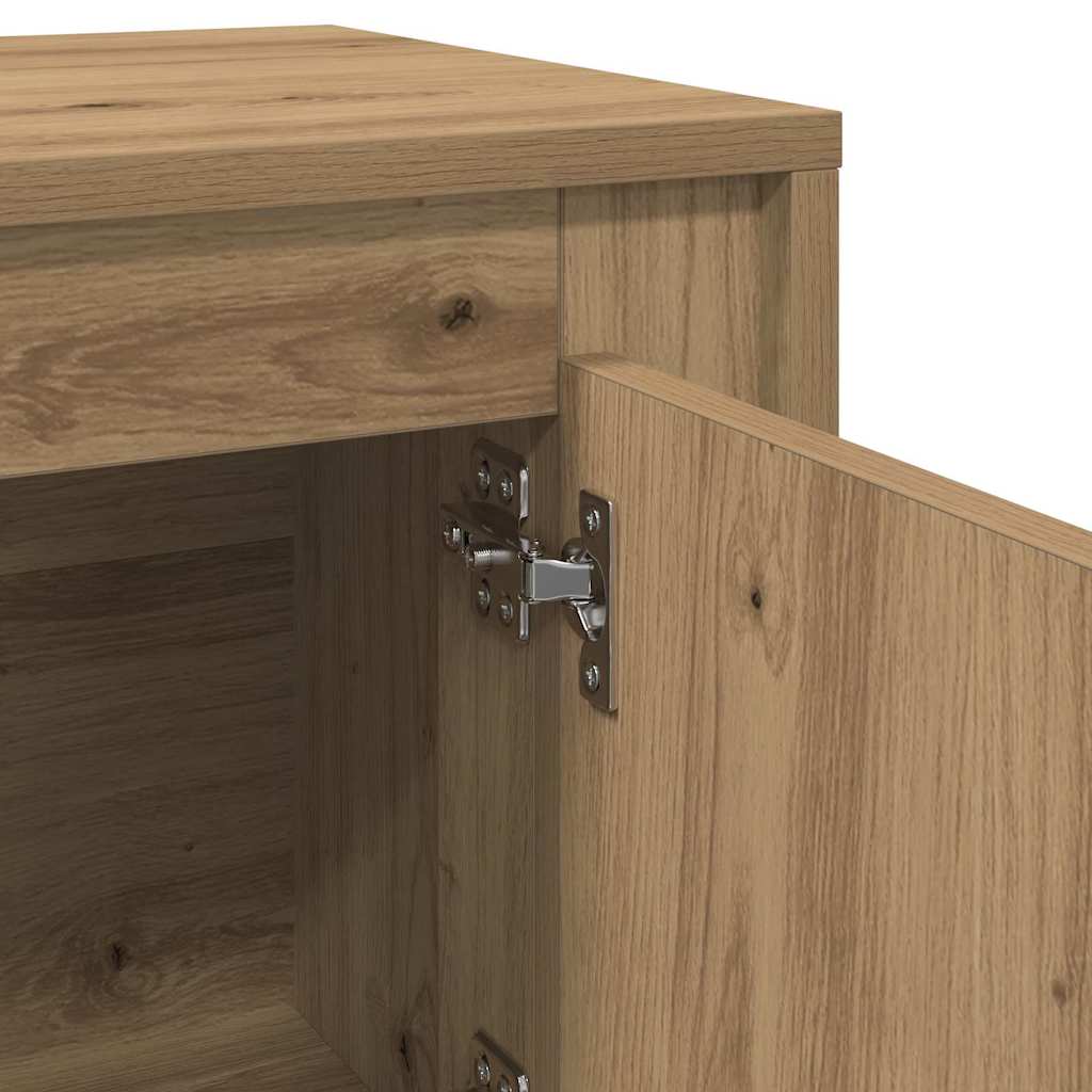 TV-kast Artisan Eiken 102 x 35 x 45 cm Bewerkt hout is nu te koop bij PeponiXL, paradijselijk wonen!