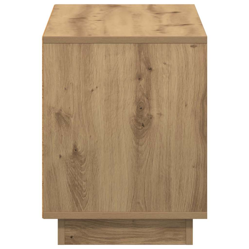 TV-kast Artisan Eiken 102 x 35 x 45 cm Bewerkt hout is nu te koop bij PeponiXL, paradijselijk wonen!