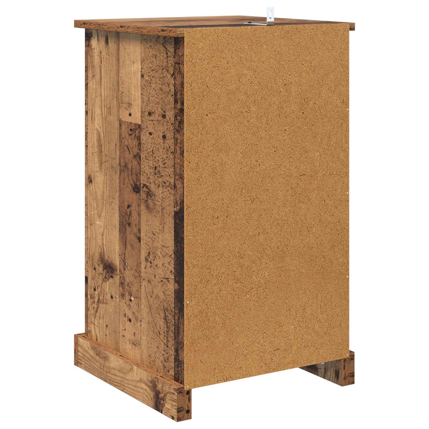 Nachtkastje met lade Oud Hout 39 x 39 x 67,5 cm Bewerkt hout is nu te koop bij PeponiXL, paradijselijk wonen!