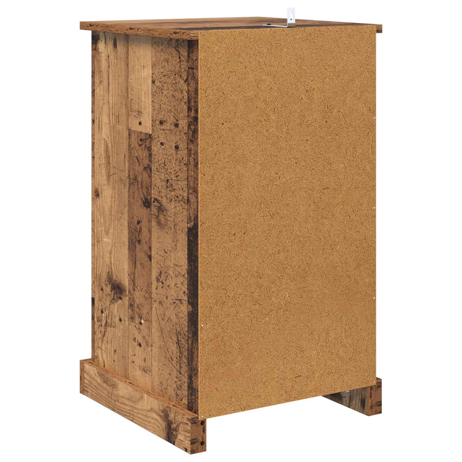 Nachtkastje met lade Oud Hout 39 x 39 x 67,5 cm Bewerkt hout is nu te koop bij PeponiXL, paradijselijk wonen!