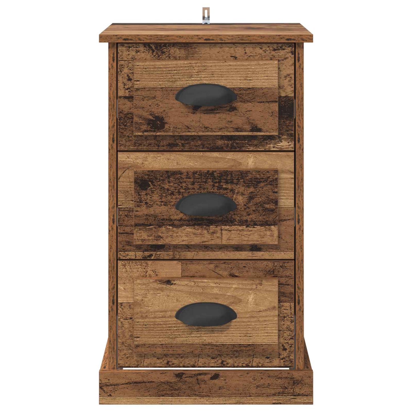 Nachtkastje met lade Oud Hout 39 x 39 x 67,5 cm Bewerkt hout is nu te koop bij PeponiXL, paradijselijk wonen!