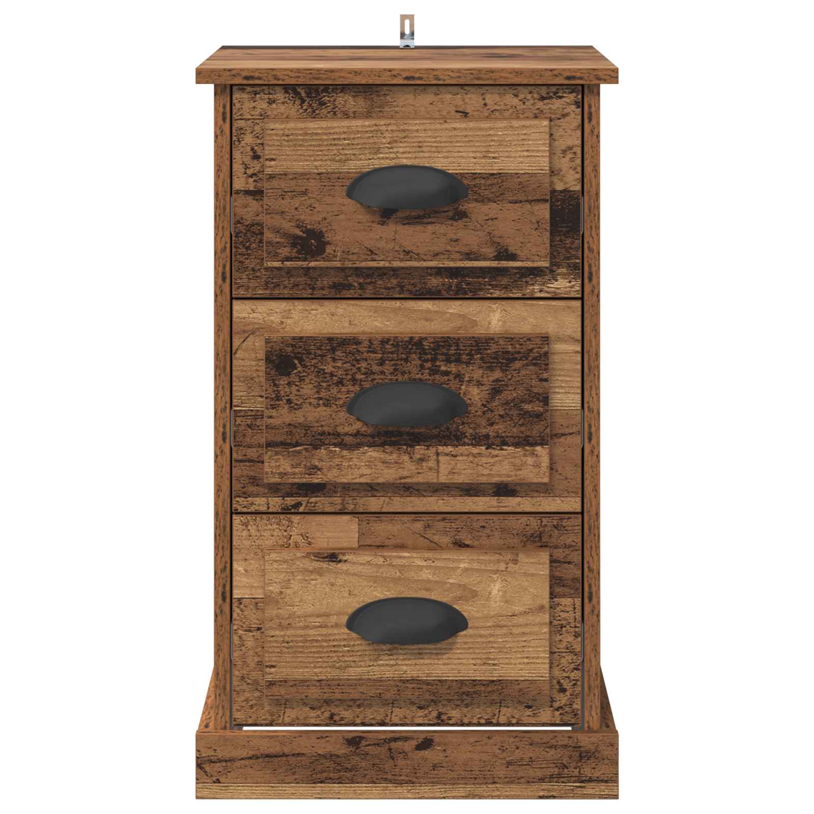 Nachtkastje met lade Oud Hout 39 x 39 x 67,5 cm Bewerkt hout is nu te koop bij PeponiXL, paradijselijk wonen!