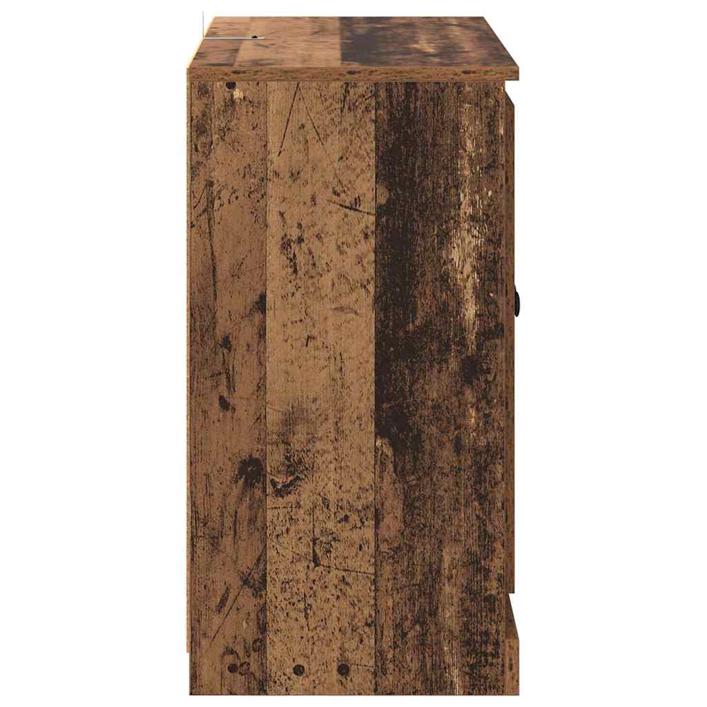 Dressoir Oud Hout 70 x 35,5 x 67,5 cm Bewerkt hout is nu te koop bij PeponiXL, paradijselijk wonen!