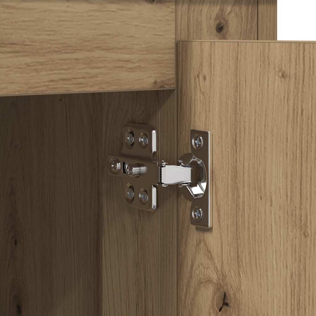 Dressoir Artisan Eiken 70 x 35,5 x 67,5 cm Bewerkt hout is nu te koop bij PeponiXL, paradijselijk wonen!