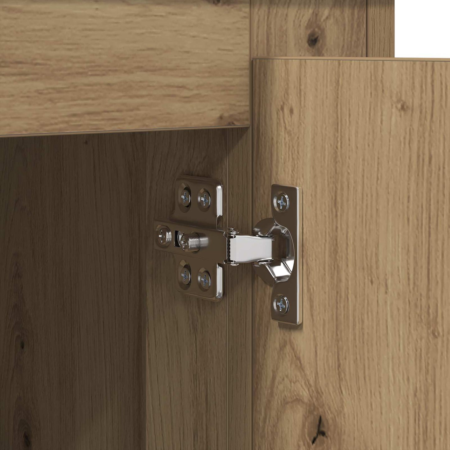 Dressoir 70 x 35,5 x 67,5 cm Artisan Eiken Bewerkt hout is nu te koop bij PeponiXL, paradijselijk wonen!