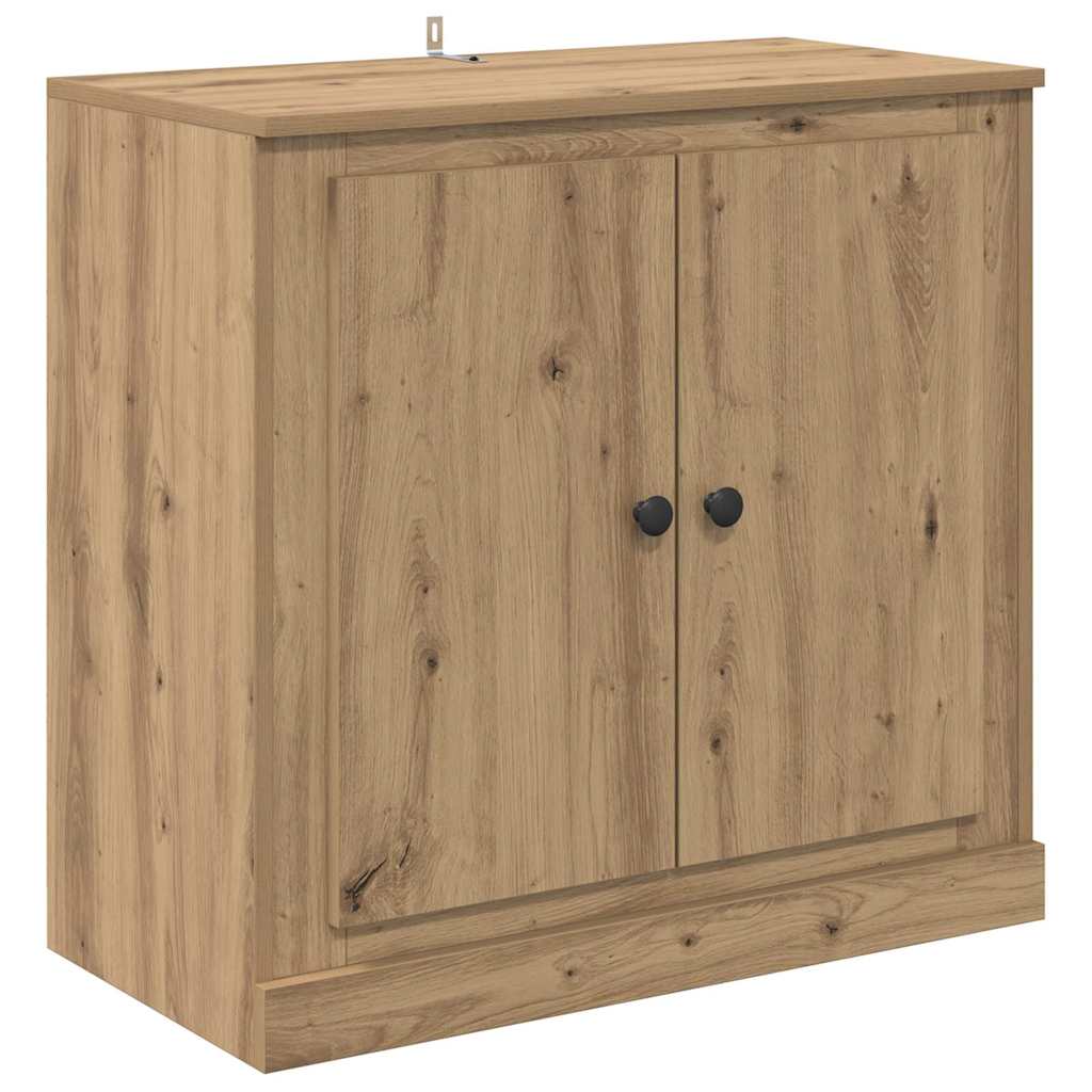 Dressoir Artisan Eiken 70 x 35,5 x 67,5 cm Bewerkt hout is nu te koop bij PeponiXL, paradijselijk wonen!