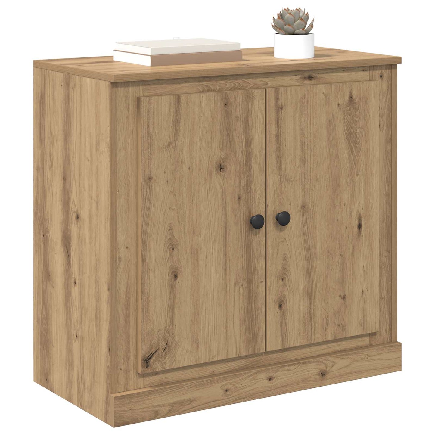Dressoir 70 x 35,5 x 67,5 cm Artisan Eiken Bewerkt hout is nu te koop bij PeponiXL, paradijselijk wonen!