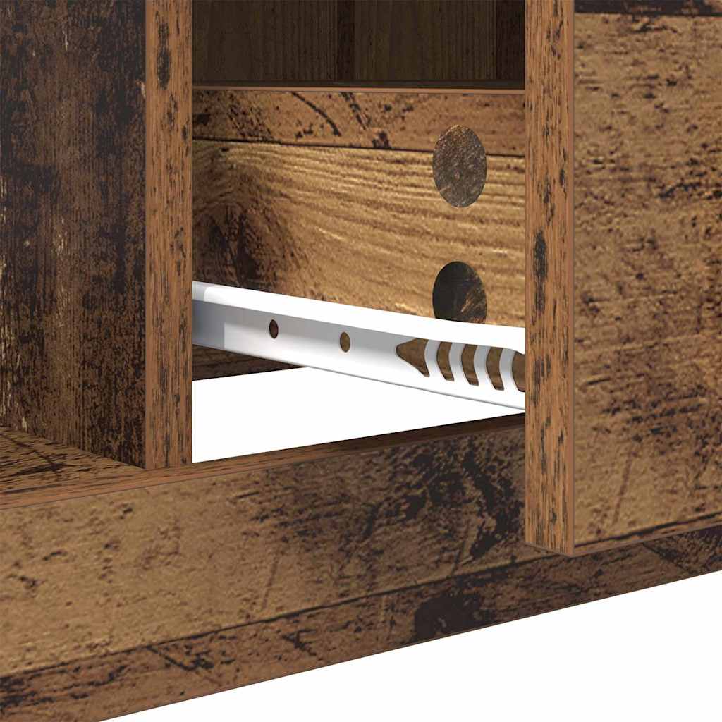 Salontafel met lade Oud Hout 90 x 50 x 35 cm Bewerkt hout is nu te koop bij PeponiXL, paradijselijk wonen!