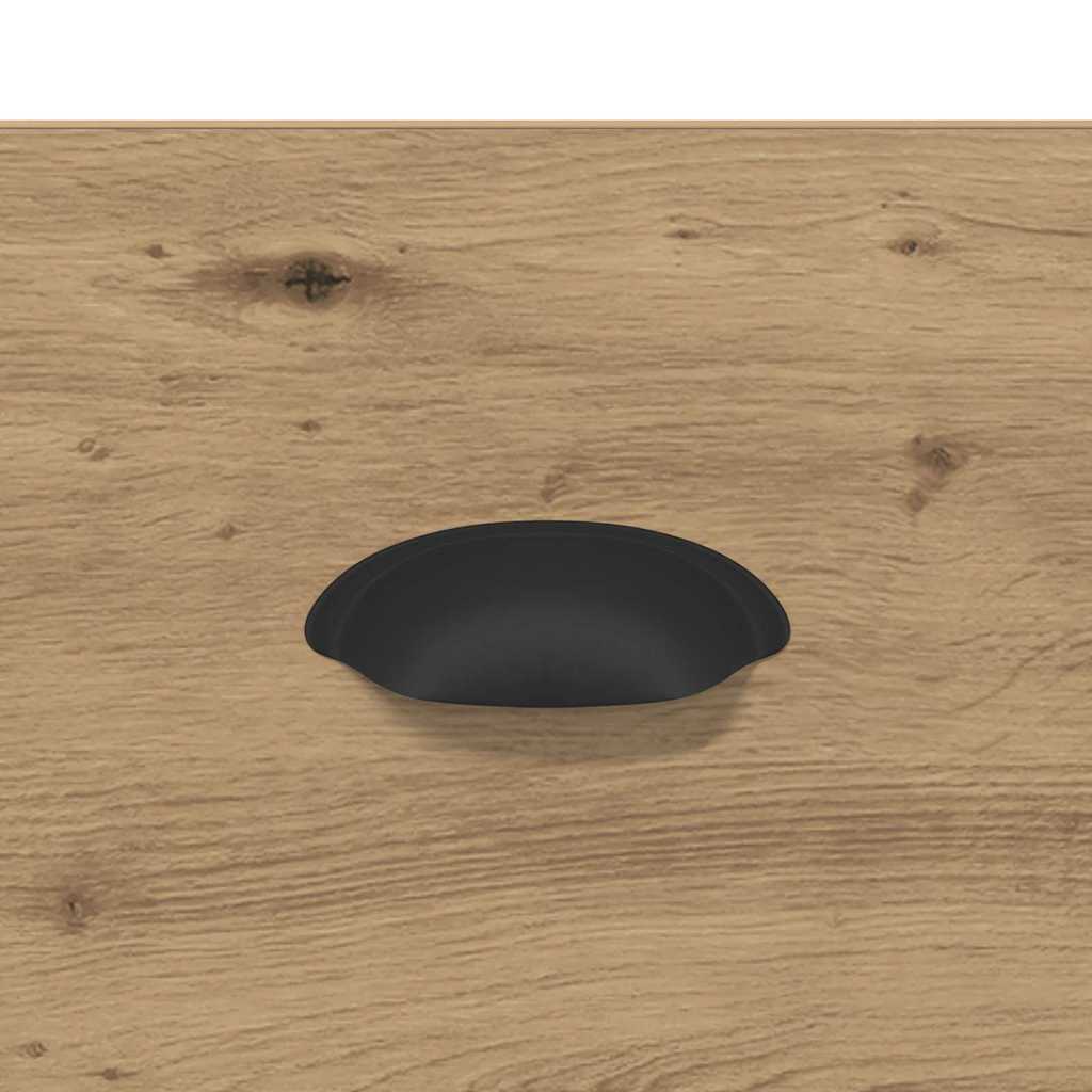 Salontafel met lade Artisan Eiken 90 x 50 x 35 cm Bewerkt hout is nu te koop bij PeponiXL, paradijselijk wonen!