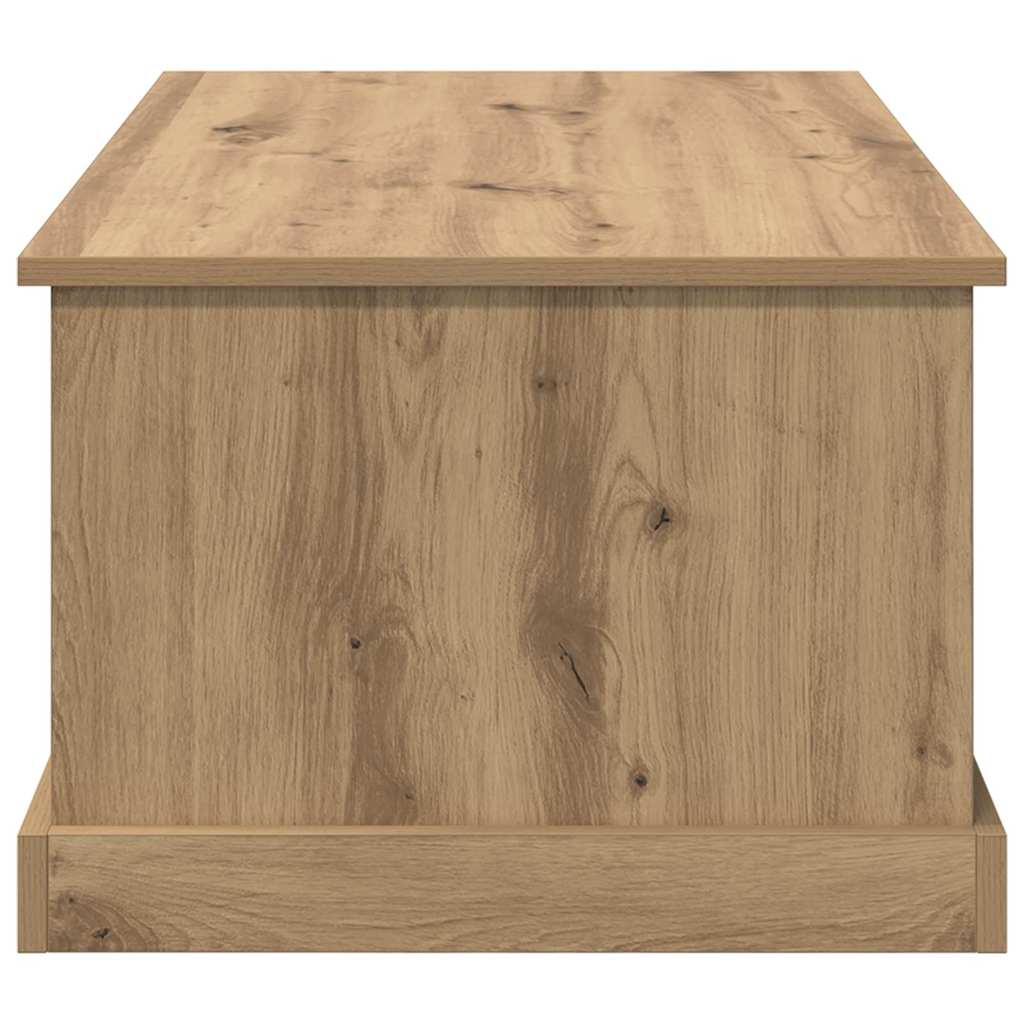 Salontafel met lade Artisan Eiken 90 x 50 x 35 cm Bewerkt hout is nu te koop bij PeponiXL, paradijselijk wonen!