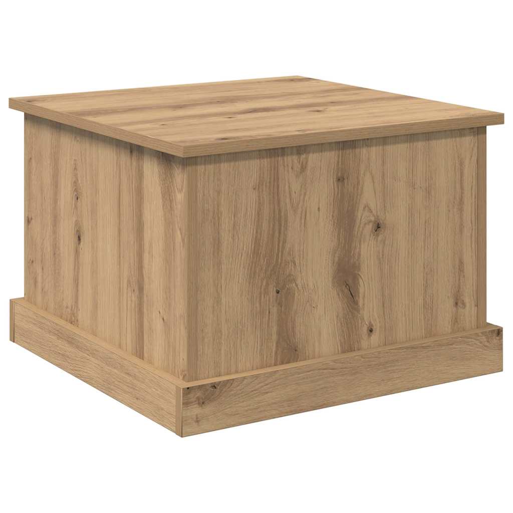 Salontafel met lade Artisan Eiken 50 x 50 x 35 cm Bewerkt hout is nu te koop bij PeponiXL, paradijselijk wonen!