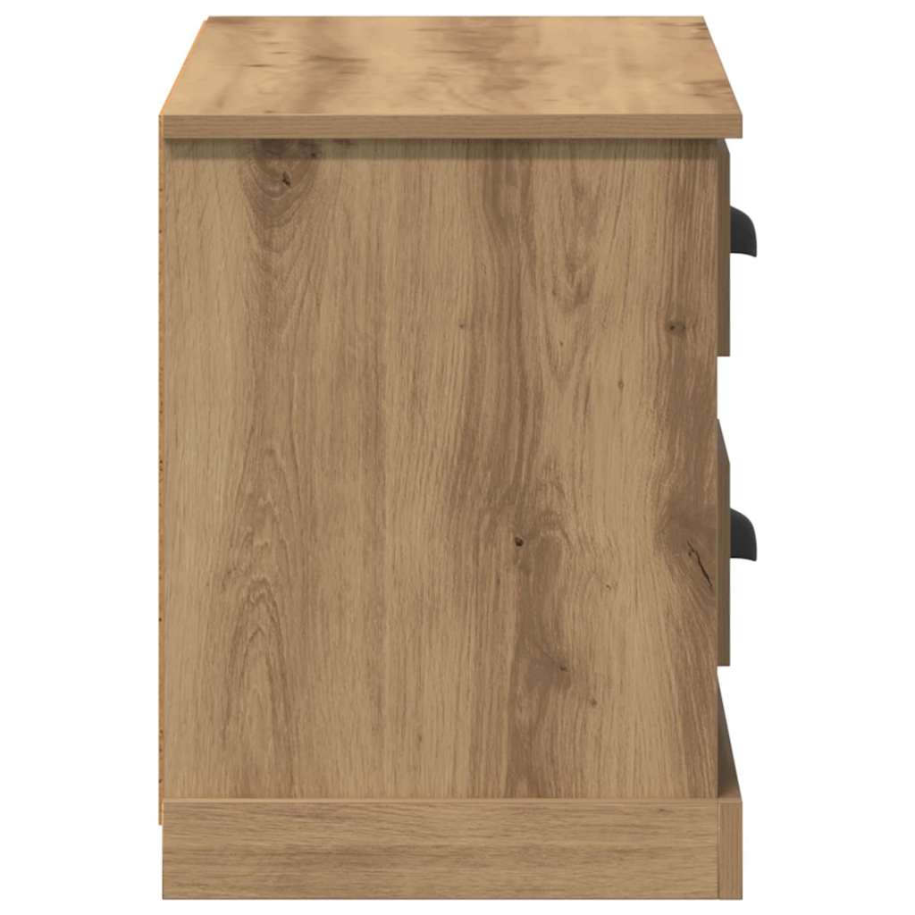 TV-kast met lade Artisan Eiken 99,5 x 35,5 x 48 cm Bewerkt hout is nu te koop bij PeponiXL, paradijselijk wonen!