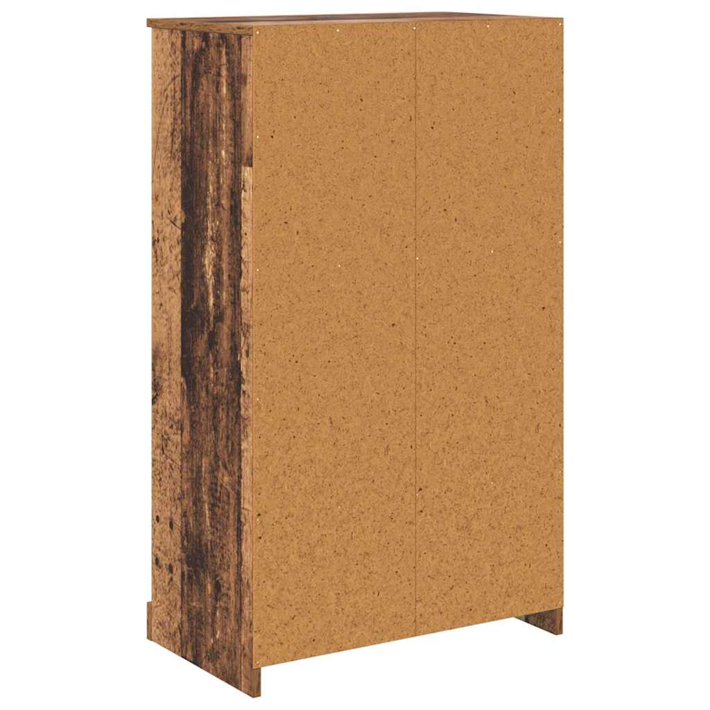 Highboard met lade Oud Hout 60 x 35,5 x 103,5 cm Bewerkt hout is nu te koop bij PeponiXL, paradijselijk wonen!