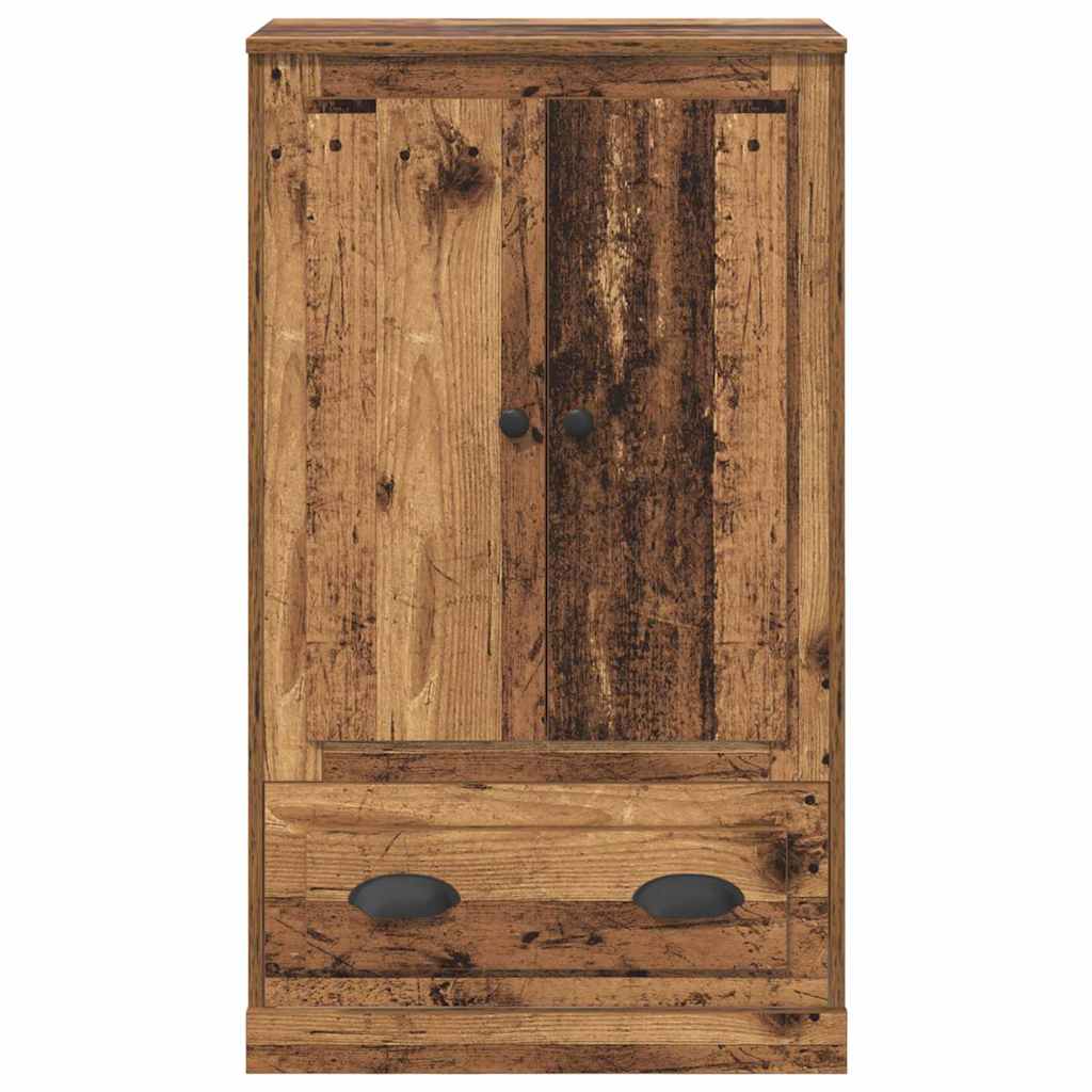 Highboard met lade Oud Hout 60 x 35,5 x 103,5 cm Bewerkt hout is nu te koop bij PeponiXL, paradijselijk wonen!